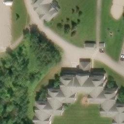 Red River Beach Volleyball Court #1 — aerial view