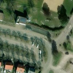 Sand Volleyball Court, Mössingen — aerial view