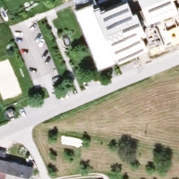 Sand Volleyball Court — aerial view