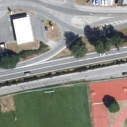 Volleyball Court — aerial view