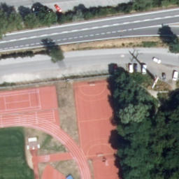 Volleyball Court — aerial view