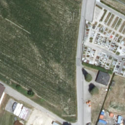 Sand Volleyball Court — aerial view
