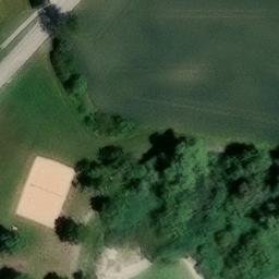 Sand Volleyball Court — aerial view