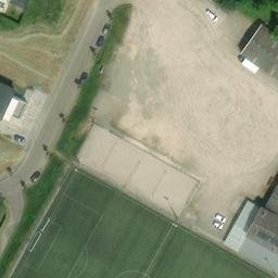 Sand Volleyball Court, Friesenheim — aerial view