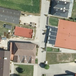 Sand Volleyball Court — aerial view