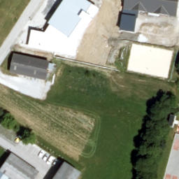 Sand Volleyball Court — aerial view