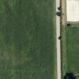 Sand Volleyball Court — aerial view