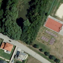 Beach Volleyball — aerial view