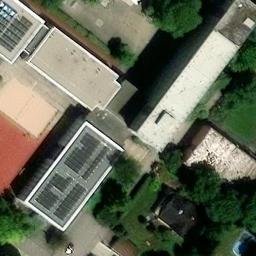 Sand Volleyball Court — aerial view