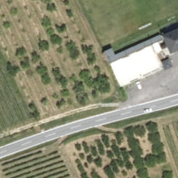 Sand Volleyball Court — aerial view