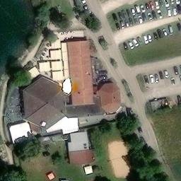 Sand Volleyball Court — aerial view