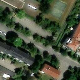 Sand Volleyball Court — aerial view