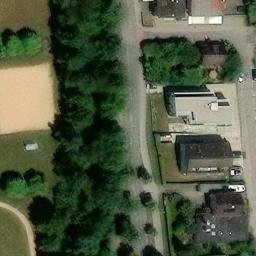 Sand Volleyball Court — aerial view