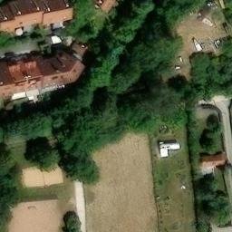 Sand Volleyball Court — aerial view