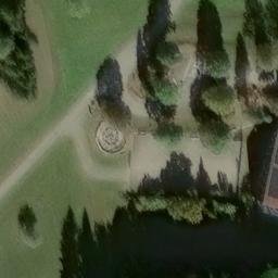 Sand Volleyball Court in Trochtelfingen, Baden-Württemberg — aerial view