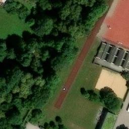 Sand Volleyball Court — aerial view