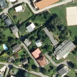 Sand Volleyball Court — aerial view