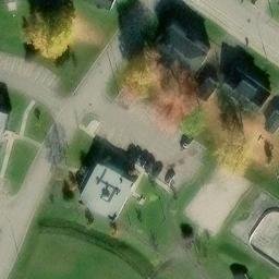 Arrondissement de La Baie Beach Volleyball Court #2 — aerial view