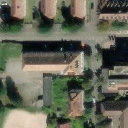 Sand Volleyball Court, Lahr/Schwarzwald — aerial view
