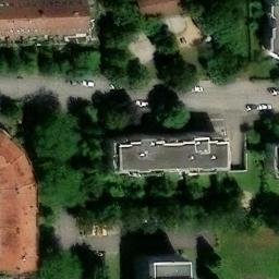 Grass Volleyball Court — aerial view