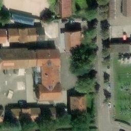 Sand Volleyball Court, Lahr/Schwarzwald — aerial view