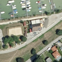 Sand Volleyball Court — aerial view