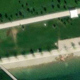 Sand Volleyball Court, Lahr/Schwarzwald — aerial view