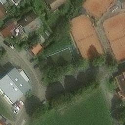Volleyball Court, Hechingen — aerial view
