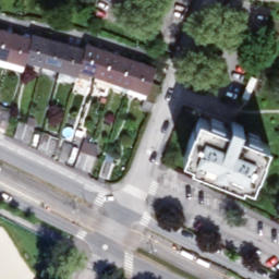 Sand Volleyball Court — aerial view