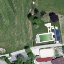 Sand Volleyball Court — aerial view