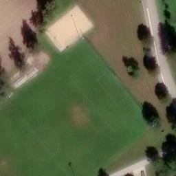 Beachvolleyballplatz — aerial view