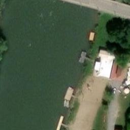 Sand Volleyball Court — aerial view
