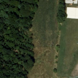 Sand Volleyball Court — aerial view