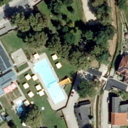 Volleyballl — aerial view
