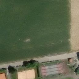 Sand Volleyball Court — aerial view