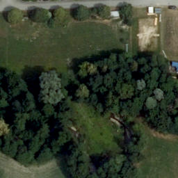 Sand Volleyball Court — aerial view