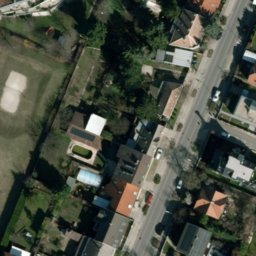 Volleyball Court near Wien — aerial view