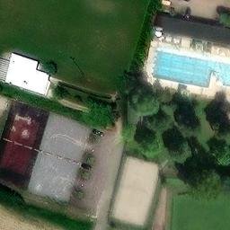 Sand Volleyball Court, Kippenheim — aerial view