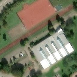 Rosenfeld Beach Volleyball Court — aerial view
