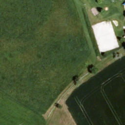 Sand Volleyball Court — aerial view