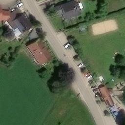 Sand Volleyball Court — aerial view