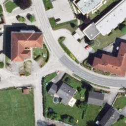 Grass Volleyball Court — aerial view