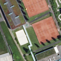 Beach-Volleyball-Anlage Sportzentrum Lißfeld — aerial view