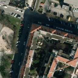Volleyball Court near Wien — aerial view