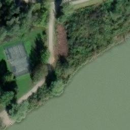 Sand Volleyball Court — aerial view
