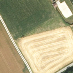 Sand Volleyball Court — aerial view