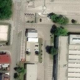 Sand Volleyball Court — aerial view