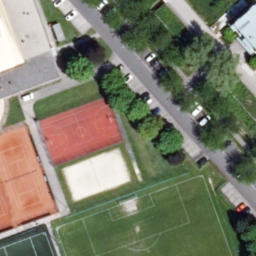 Beachvolleyball - Sportpark Auwiesen — aerial view