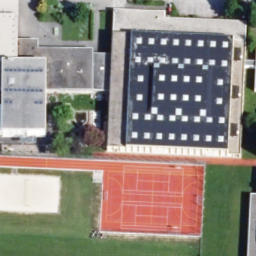 Volleyballplatz Borg — aerial view