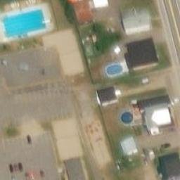 Sacré-Coeur Beach Volleyball Court #2 — aerial view